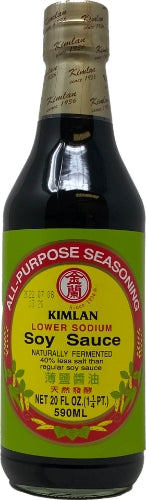 Load image into Gallery viewer, Kimlan Low Sodium Soy Sauce-金蘭薄鹽醬油-590ml-SOY233