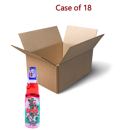 Tải hình ảnh vào trình xem Thư viện, Kimura Ramune - Watermelon (Carbonated Soft Drink)-日本波子汽水-西瓜味-200ml-DRIKI105-18