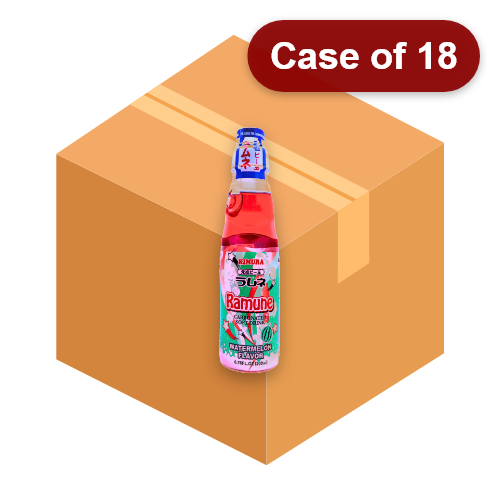 Load image into Gallery viewer, Kimura Ramune - Watermelon (Carbonated Soft Drink)-日本波子汽水-西瓜味-200ml-DRIKI105-18