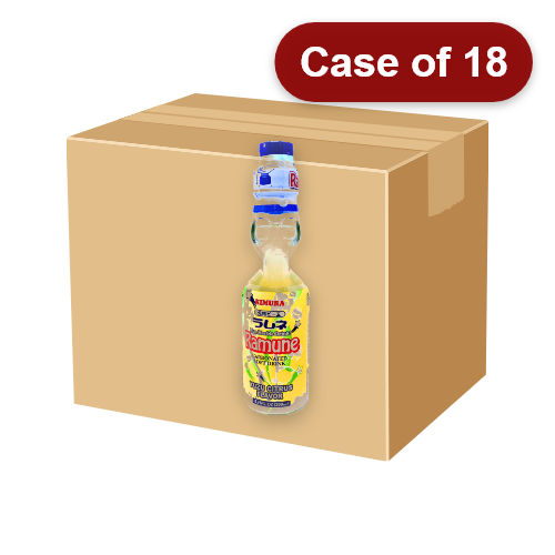 Load image into Gallery viewer, Kimura Ramune - Yuzu Citrus (Carbonated Soft Drink)-日本波子汽水-柚子味-200ml-DRIKI104-18