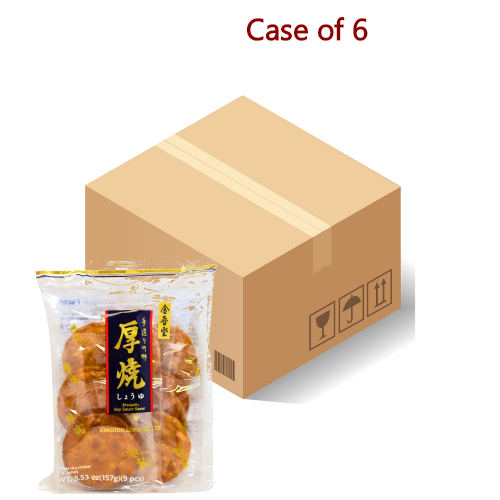 Load image into Gallery viewer, Kingodo Atsuyaki Senbei Soy Sauce Flavour-Kingodo金吾堂厚燒仙貝-157g-BISKI101-6
