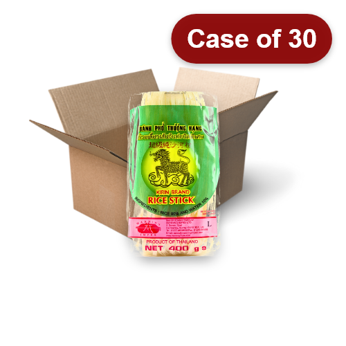 Load image into Gallery viewer, Kirin 5mm Rice Sticks (L)-麒麟泰國河粉5mm-400g-NOO402-30