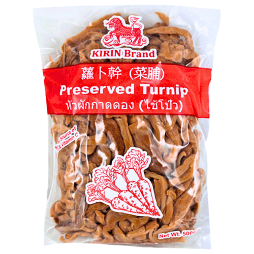 Load image into Gallery viewer, Kirin Preseved Turnip - Sliced-香脆菜脯条-500g-PRE406