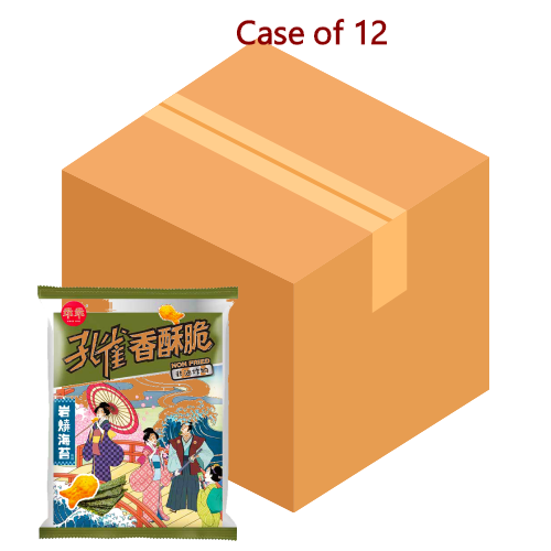โหลดรูปภาพเข้าสู่ตัวดูแกลเลอรี, Kuai Kuai Peacocok Cracker - Seaweed-乖乖孔雀香酥脆-岩燒海苔-52g-SNACKK311-12