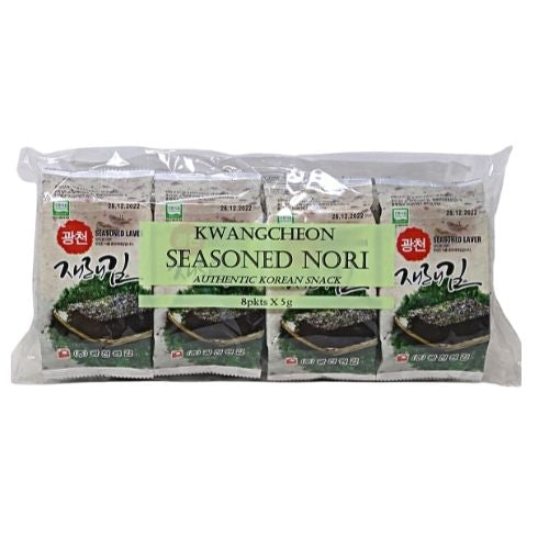 갤러리 뷰어에 이미지 로드, Kwang Cheon Seasoned Seaweed-韓國即食紫菜-8_5g-SNACKC101