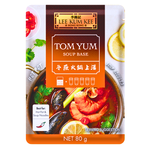 갤러리 뷰어에 이미지 로드, LKK Tom Yum Soup Base-李錦記冬蔭火鍋上湯-80g-SAUL226