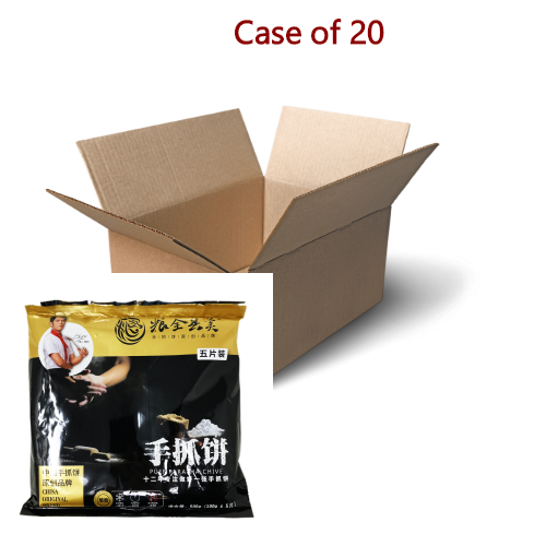 Load image into Gallery viewer, LQQM Puff Paratha Pancake - Chive (5pcs)-糧全其美香酥手抓餅(葱香)-500g-FRO113-20