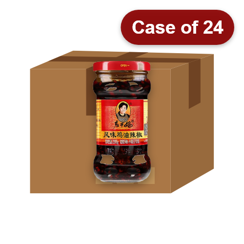 Load image into Gallery viewer, LaoGanMa Chilli Oil with Chicken Flavour-老干媽風味雞油辣椒-280g-CHILGM104-24