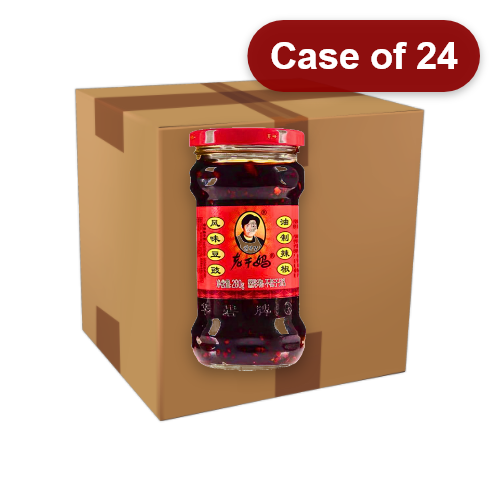 갤러리 뷰어에 이미지 로드, LaoGanMa Fermented Soybean Chilli Oil (Black Bean)-老干媽風味豆豉油制辣椒-280g-CHILGM102-24