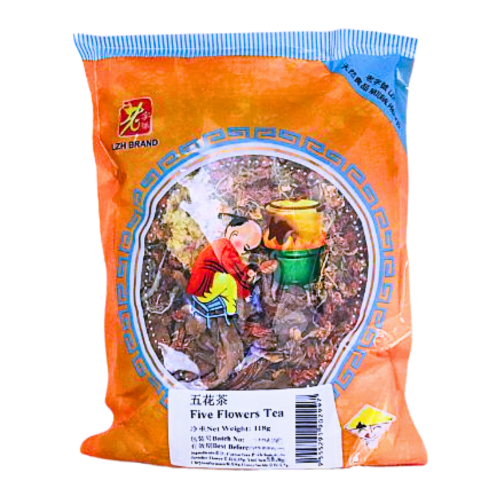 Tải hình ảnh vào trình xem Thư viện, Lao Zi Hao Five Flower Tea-老字號五花茶-118g-SOUPLCH103