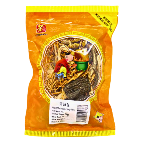 갤러리 뷰어에 이미지 로드, Lao Zi Hao Premium Mixed Mushrooms Soup-老字號菌菇湯-70g-SOUPLCH206