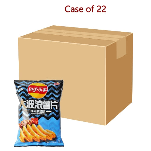 갤러리 뷰어에 이미지 로드, Lay's Potato Crisps - Grilled Squid-樂事薯片-鐵板魷魚味-70g-SNACLA104-22