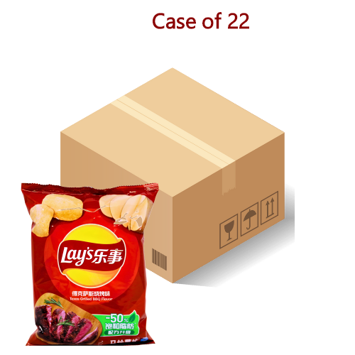 Load image into Gallery viewer, Lay's Potato Crisps - Texas BBQ Flavour-樂事薯片-德州燒烤風味-70g-SNACLA107-22