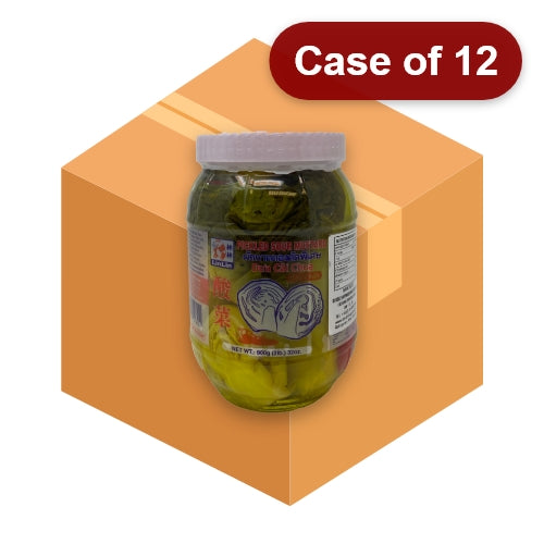 Load image into Gallery viewer, Lin Lin Pickled Sour Mustard with Chilli-泰國辣酸菜-900g-PRE307-12