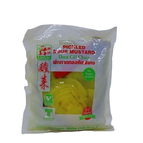 Load image into Gallery viewer, Lin Lin Pickled Sour Mustard with Chilli-林林泰國辣酸菜-300g-PRE308