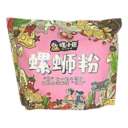 Load image into Gallery viewer, LiuQuan Snails Rice Noodle (Spicy)-螺小匠螺螄粉 (辣)-360g-INLQ109