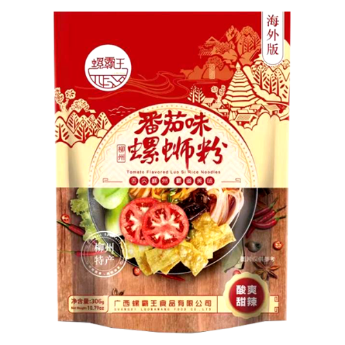 Load image into Gallery viewer, LiuZhou River Snails Rice Noodle - Tomato-螺霸王柳州螺螄粉-番茄味-306g-INLR105