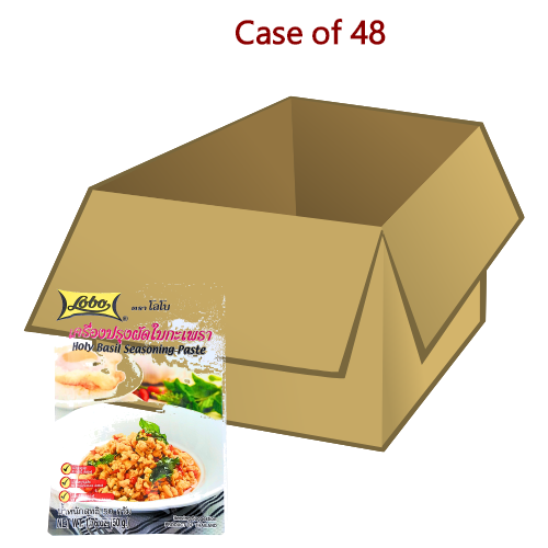 Load image into Gallery viewer, Lobo Holy Basil Seasoning Paste-泰國香葉調味醬-50g-PASTE530-48