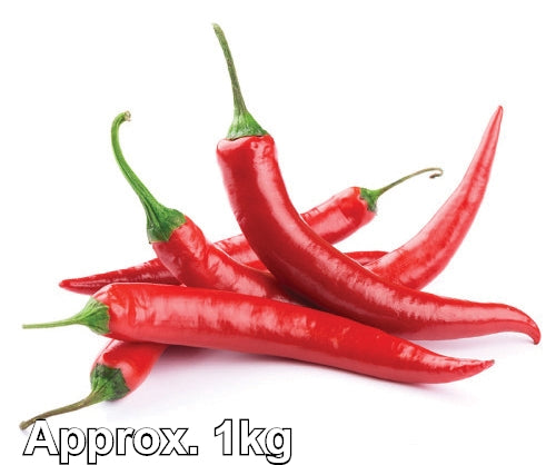Load image into Gallery viewer, Long Red Chilli-新鮮長紅辣椒-1kg-FVEG111-1000
