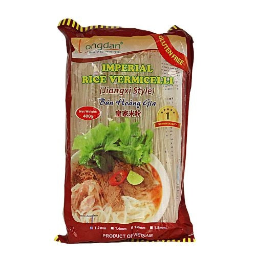 Load image into Gallery viewer, Longdan 1.2mm Imperial Jiangxi Style Rice Vermicelli-皇家米粉(江西)-400g-NOO325