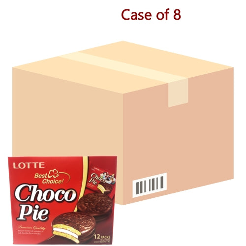 Load image into Gallery viewer, Lotte Choco Pie (12)-樂天巧克力派-12_28g-SNACLO103-8