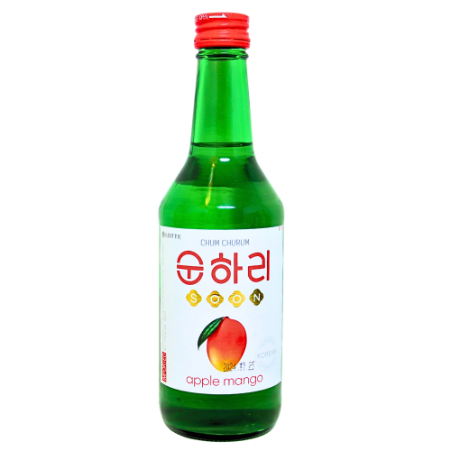 Load image into Gallery viewer, Lotte Chum Churum Soju - Apple Mango-韓國樂天燒酒-蘋果和芒果-360ml-SOJU155