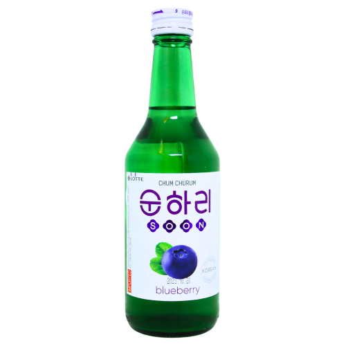 갤러리 뷰어에 이미지 로드, Lotte Chum Churum Soju - Blueberry-韓國樂天燒酒-藍莓-360ml-SOJU157