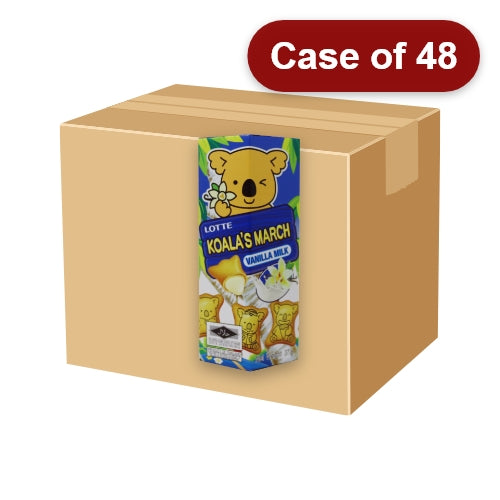 Load image into Gallery viewer, Lotte Koala's March Cookies - Vanilla Milk-樂天熊仔餅- 香草牛奶味-37g-BISLO210-48