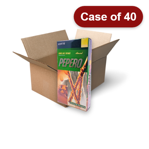 Load image into Gallery viewer, Lotte Pepero Stick Biscuit with Almond & Chocolate-樂天杏仁朱古力棒-32g-BISLO101-40