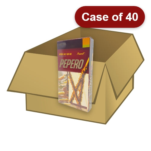 갤러리 뷰어에 이미지 로드, Lotte Pepero Stick Biscuit with Peanut & Chocolate-樂天花生朱古力棒-36g-BISLO104-40
