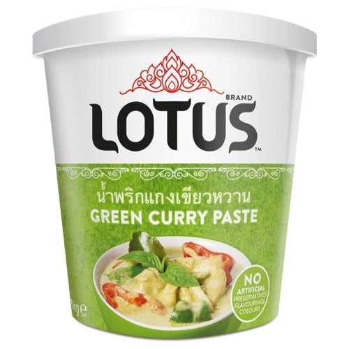 Load image into Gallery viewer, Lotus Green Curry Paste-泰式青咖喱醬-400g-CUR241