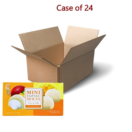 Load image into Gallery viewer, *Love & Love Mini Mochi - Mango*-花之戀語巧心小大福-芒果風味-80g-SNACLL119-24