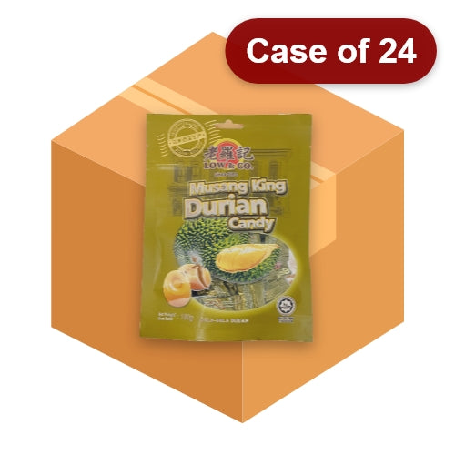 Load image into Gallery viewer, Low & Co Musang King Durian Candy-老羅記貓山王榴蓮糖-100g-CANLC101-24