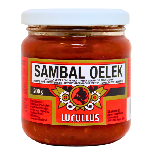 将图像加载到图库查看器中, Lucullus Sambal Oelek-參巴辣椒醬-200g-CHILU101