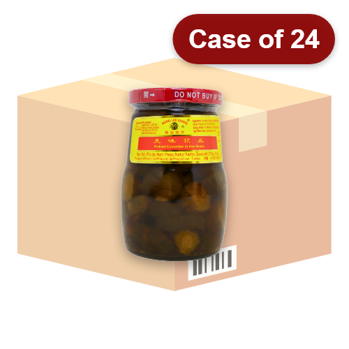 Load image into Gallery viewer, MLS Pickled Cucumber in Soy Sauce-萬里香美味花瓜-370g-PRE461-24