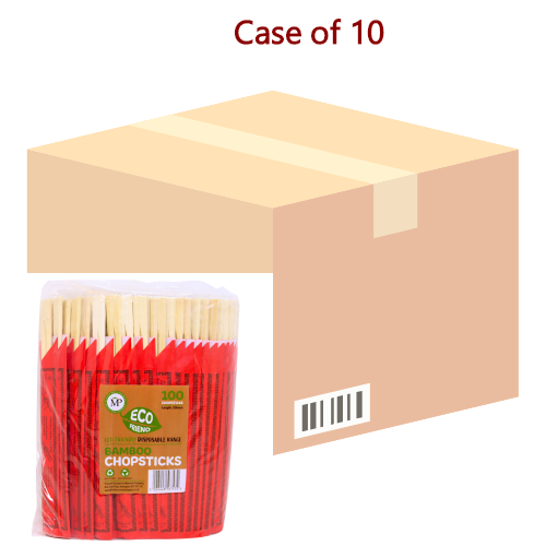 Load image into Gallery viewer, MP Disposable Bamboo Chopsticks 22cm-8 5/8" 衛生一次性竹筷子-100prs-KITCUT201C-10