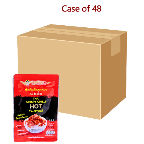 Load image into Gallery viewer, Mae Pronom Thai Crispy Chilli Topping - Hot-媽巴儂牌香辣脆米飯調味料-辣味-20g-SEA404-48