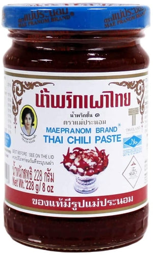 ギャラリービューアに画像を読み込む、Maepranom Thai Chilli Paste-媽巴儂牌泰國辣椒醬-228g-CHIMPN101