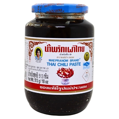 갤러리 뷰어에 이미지 로드, Maepranom Thai Chilli Paste-媽巴儂牌泰國辣椒醬-513g-CHIMPN103