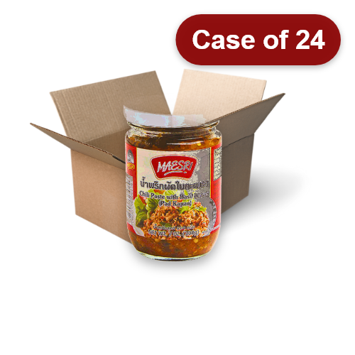 Load image into Gallery viewer, Maesri Chilli Paste with Basil Leaves (Pad Kapao)-泰國甲抛辣醬-200g-PASTE208-24