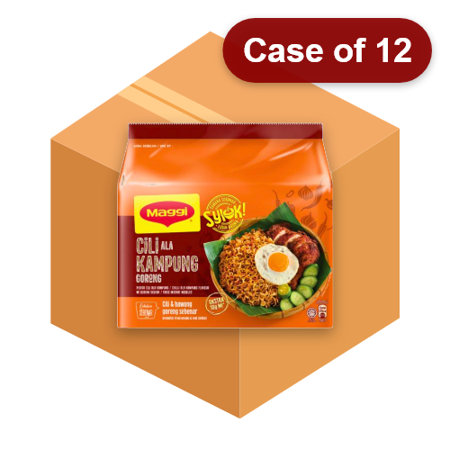 Load image into Gallery viewer, Maggi Mi Goreng Noodles - Chilli Ala Kampung-美極亞辣椒炒麵-5_80g-INMA106A-12