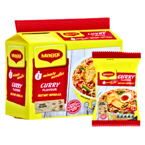 Load image into Gallery viewer, Maggi Noodles - Curry Flavour-美極咖哩味快熟面-5_79g-INMA101
