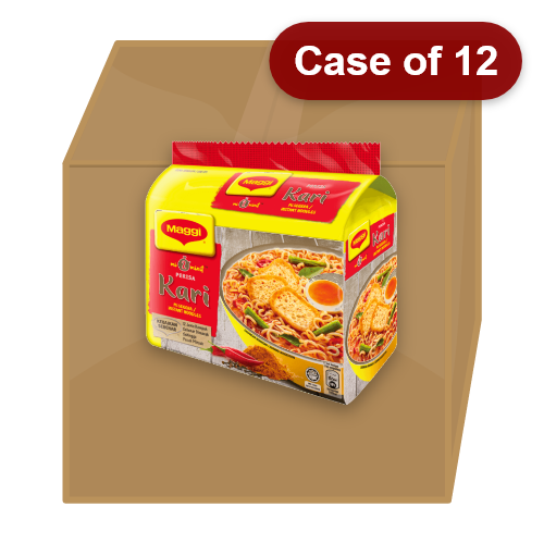 Load image into Gallery viewer, Maggi Noodles - Curry Flavour (Malaysian Version)-美極咖哩味快熟面 (馬來西亞版)-5_79g-INMA101A-12