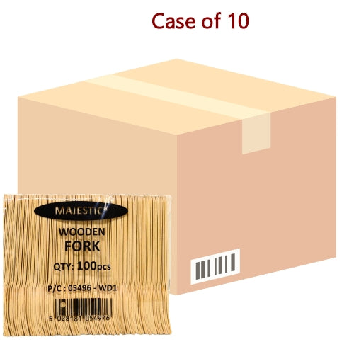 Load image into Gallery viewer, Majestic Wooden Forks-木叉-100pcs-KITCUT211-10
