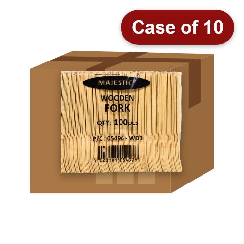Tải hình ảnh vào trình xem Thư viện, Majestic Wooden Forks-木叉-100pcs-KITCUT211-10