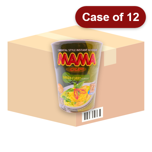 갤러리 뷰어에 이미지 로드, Mama Cup Noodle - Green Curry-媽媽即食杯麵 -青咖哩味-70g-INMM403-12