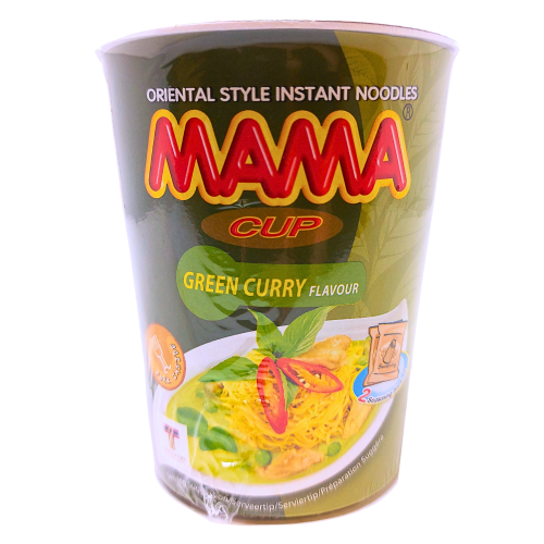 갤러리 뷰어에 이미지 로드, Mama Cup Noodle - Green Curry-媽媽即食杯麵 -青咖哩味-70g-INMM403