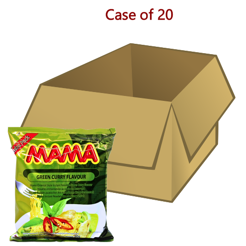 갤러리 뷰어에 이미지 로드, Mama Jumbo Noodle - Green Curry-媽媽青咖哩味湯麵-90g-INMM158-20