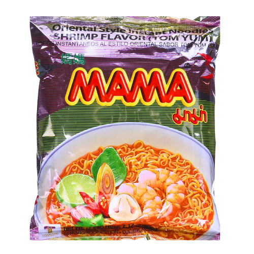 Load image into Gallery viewer, Mama Noodle - Shrimp (Tom Yum)-媽媽酸辣味湯麵-60g-INMM101