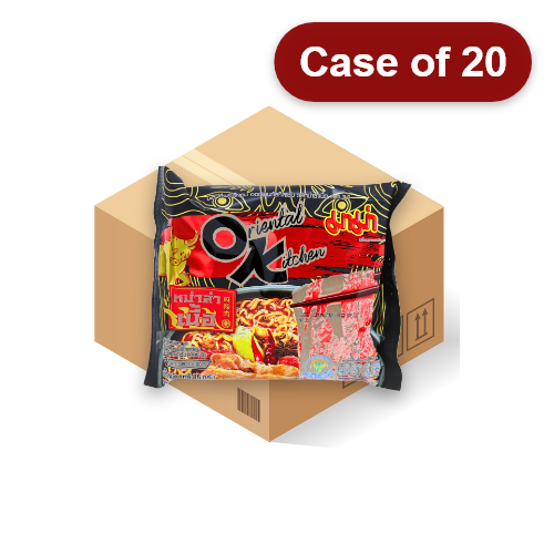 Load image into Gallery viewer, Mama OK Noodle Mala Beef Flv-媽媽辣牛肉風味撈麵-85g-INMM148-20